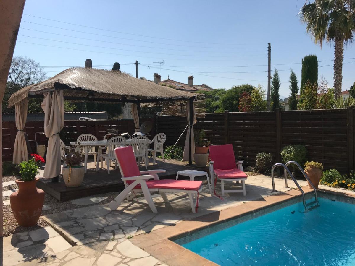 Rez De Jardin Villa Cagnes Sur Mer. מראה חיצוני תמונה